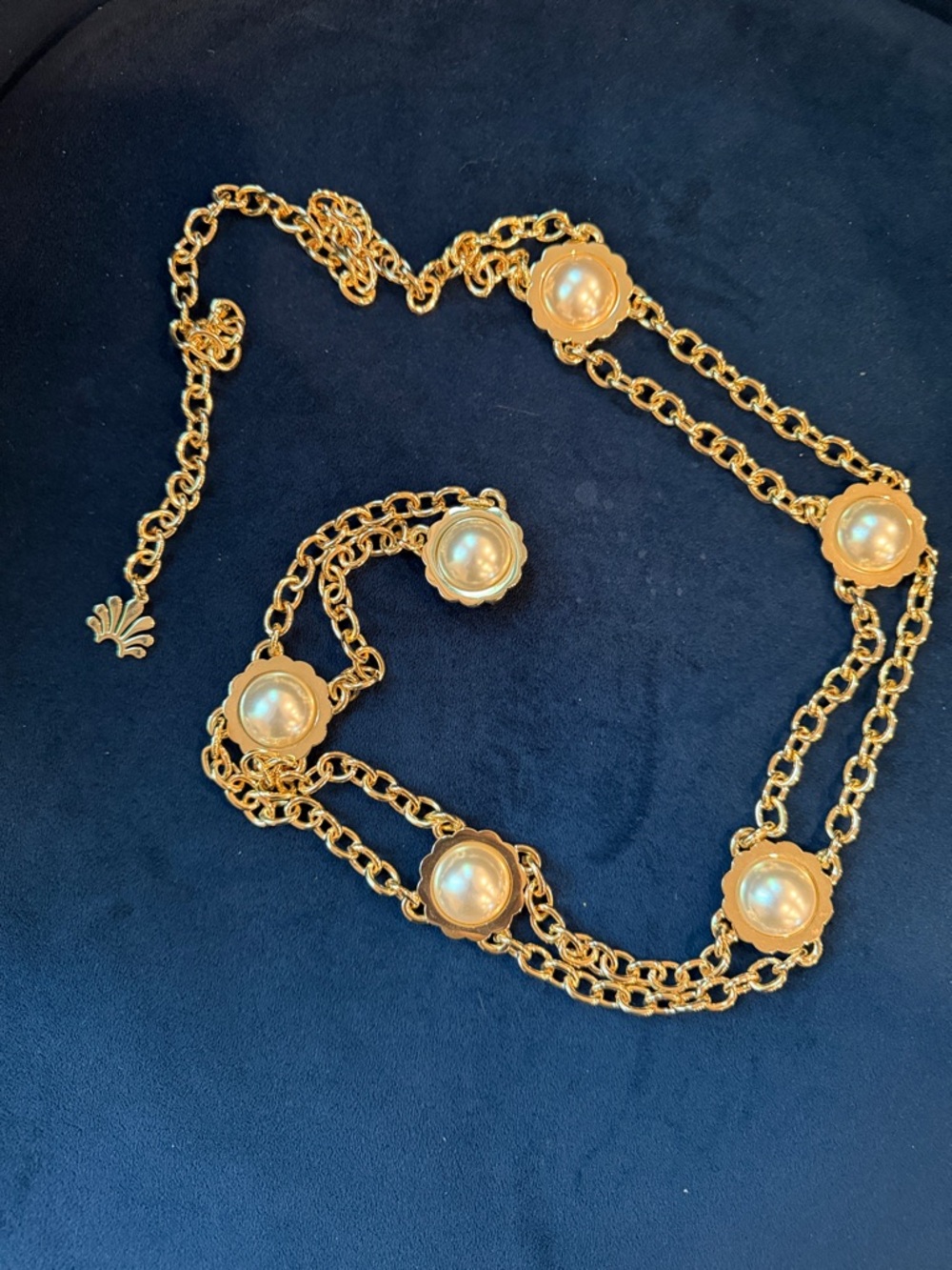 Gold Pearl belt  - Women's Elegant Layered Chain